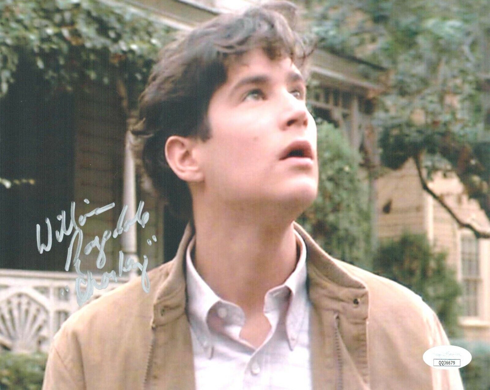 WILLIAM RAGSDALE Signed 8x10 FRIGHT NIGHT CHARLEY Authentic Autograph JSA COA