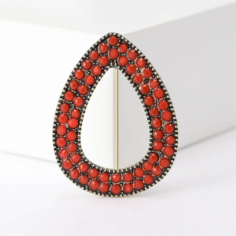 Basic Pin Water Droplets Alloy Women’s Brooches