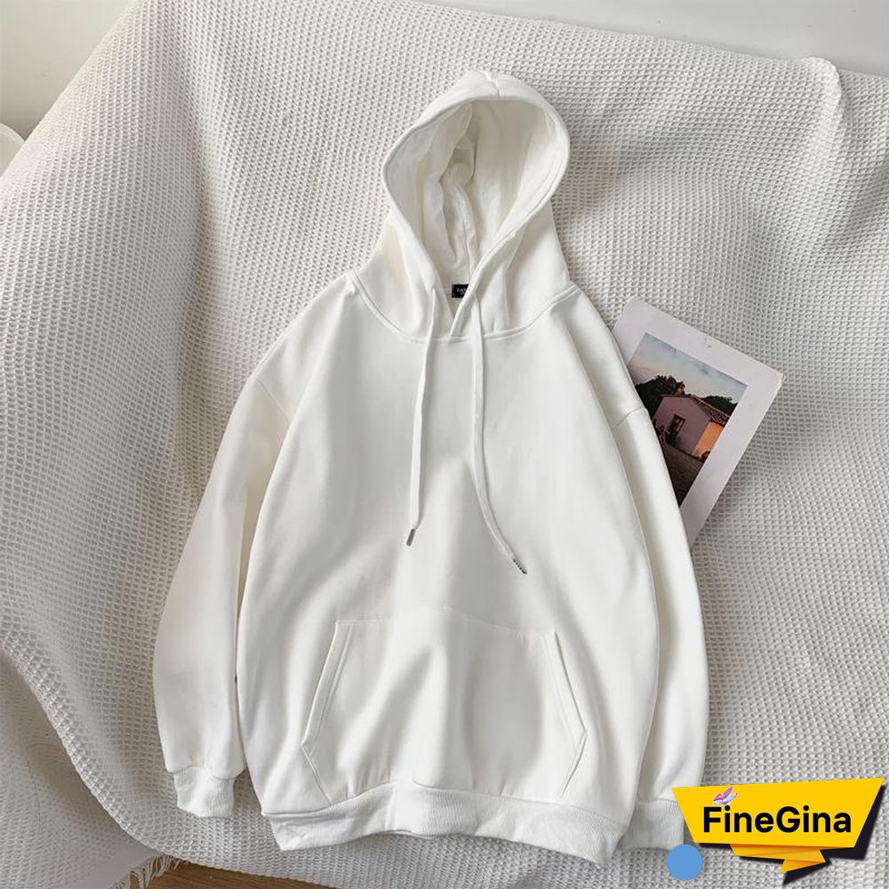 Womens Oversized Hoodies Thin and Thick Hoodie Harajuku Casual Couple Sweatshirts Autumn