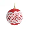 8CM Lace Shimmer Balls Christmas Tree Hanging Decor