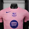 Joyfball 2025/2026 Player Version Barcelona Special Edition Pink Football Jersey 1:1 Thai Quality（The player version jersey is a bit tight, please pay attention to the size selection）