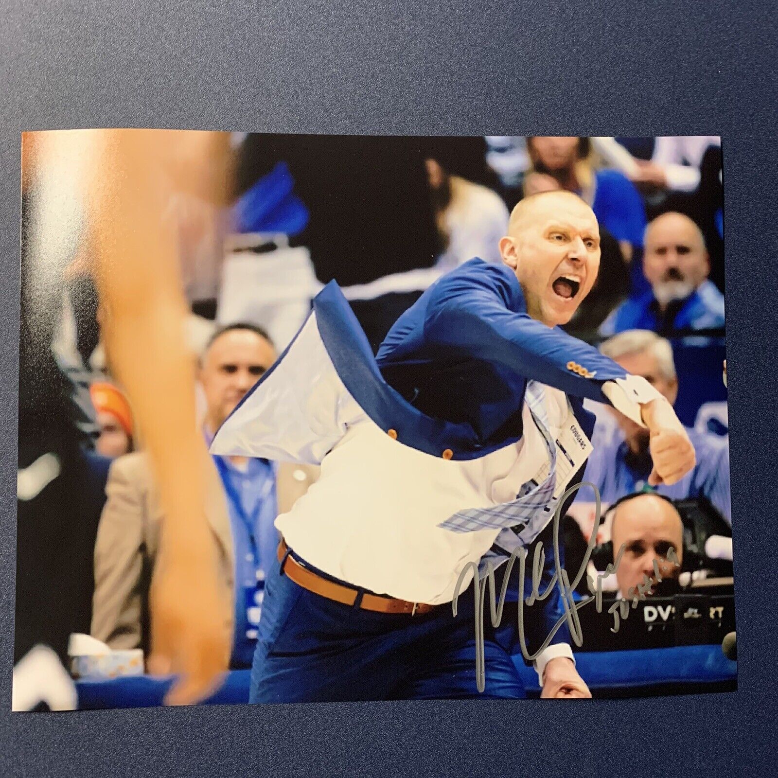 MARK POPE SIGNED 8x10 Photo Poster painting BYU COUGARS BASKETBALL HEAD COACH AUTOGRAPHED COA