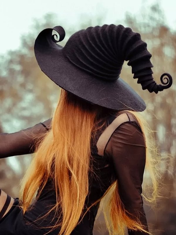Halloween Vintage Wrinklet Witch Hat