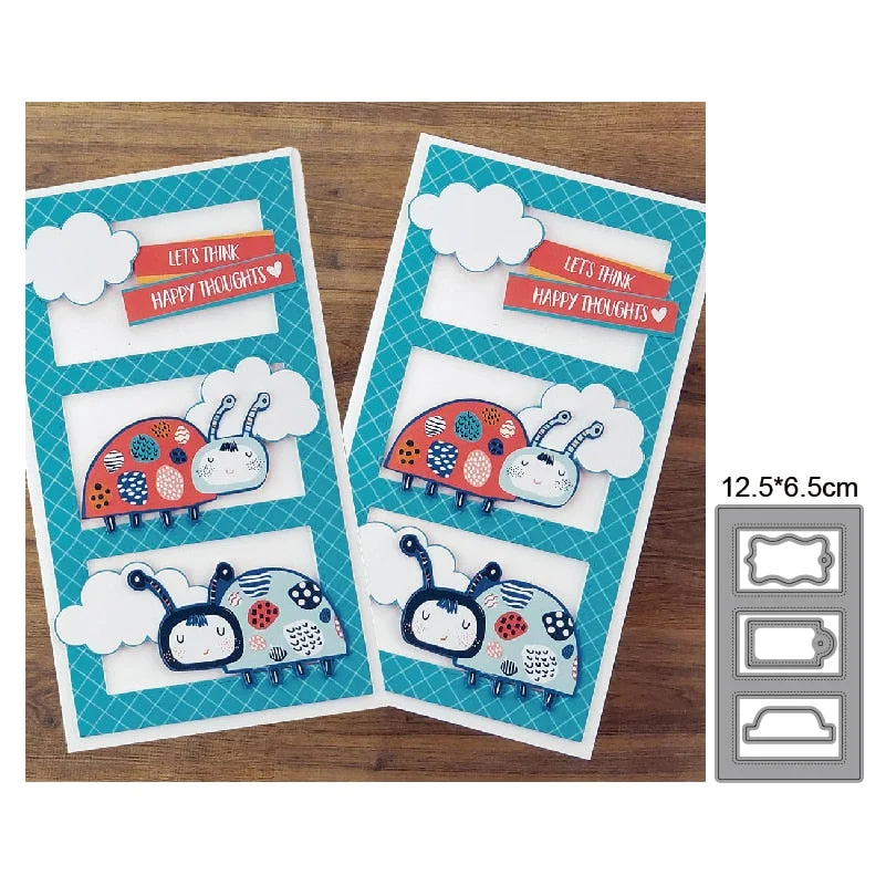 Craft Metal Cutting Dies Cut Die Mold Lace Background Frame Decoration Scrapbooking Dies Knife Mould Blade Punch Stencils Dies