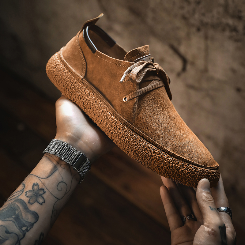 Abeerbajpai Men Casual Shoes lace up Handmade Comfortable Men Shoes Quality cow suede Leather Flat Moccasins Men Sneakers Adulto Shoes men