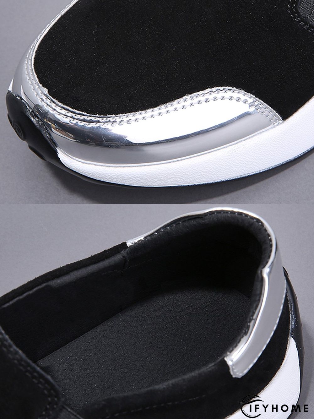 Casual Color Block Slip On Walking Shoes | IFYHOME