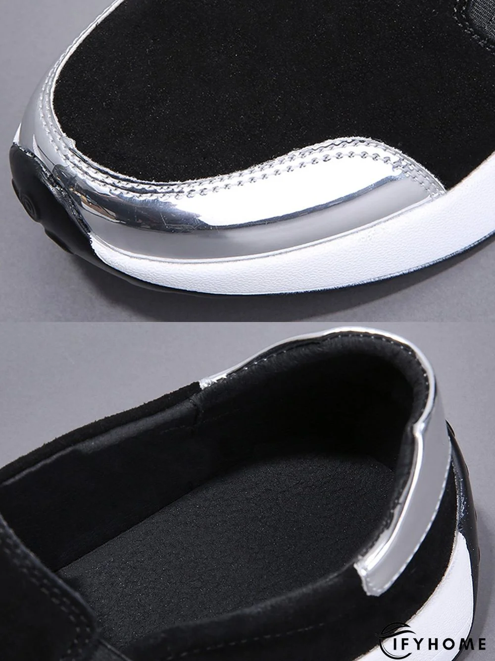 Casual Color Block Slip On Walking Shoes | IFYHOME