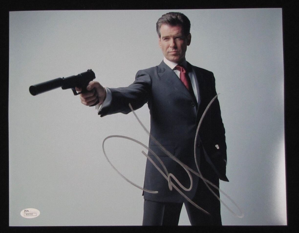 Pierce Brosnan James Bond 007 JSA 11x14 Autograph Signed Photo Poster painting