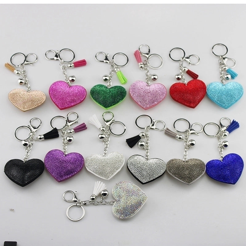 Vacation Minimalist Heart Shape Alloy Keychain