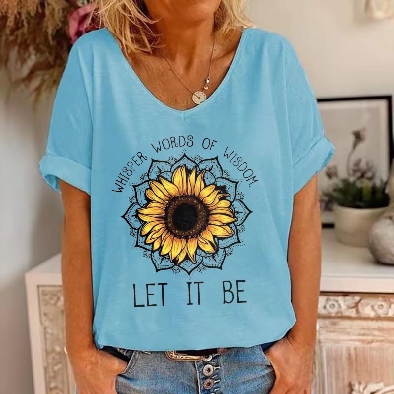 Whisper Words Of Wisdom Let It Be Printed Women's T-shirt