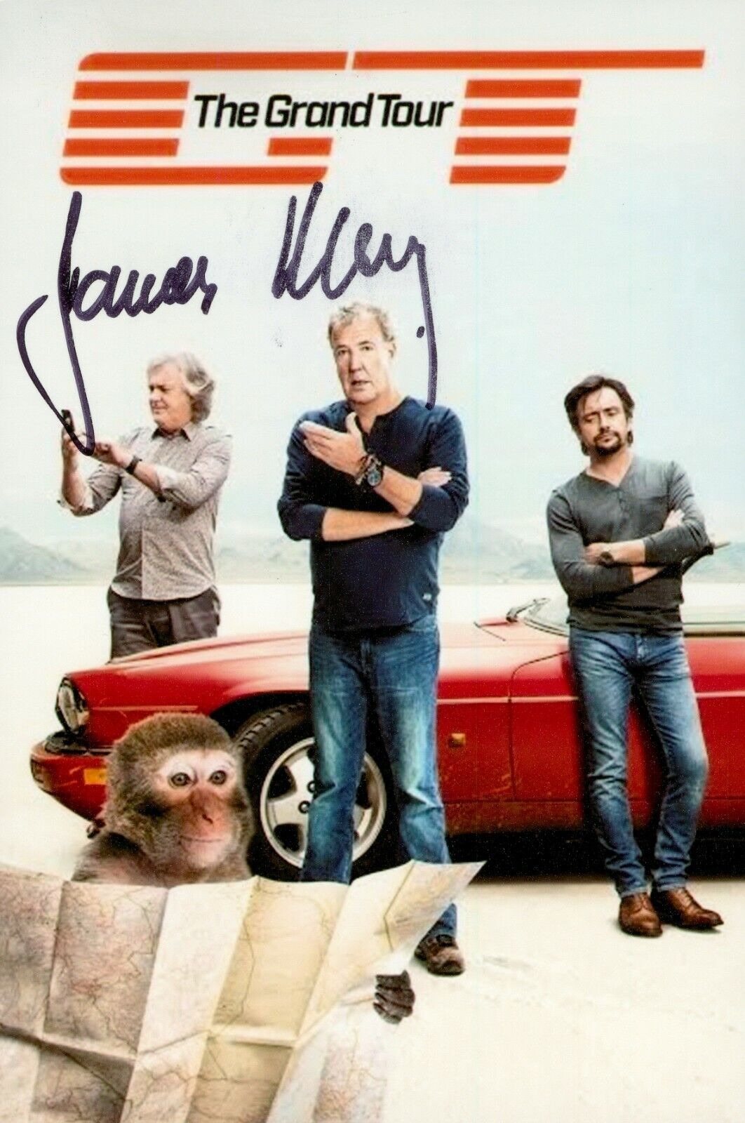 James May Hand Signed 6x4 Photo Poster painting The Grand Tour Top Gear Motoring Autograph + COA