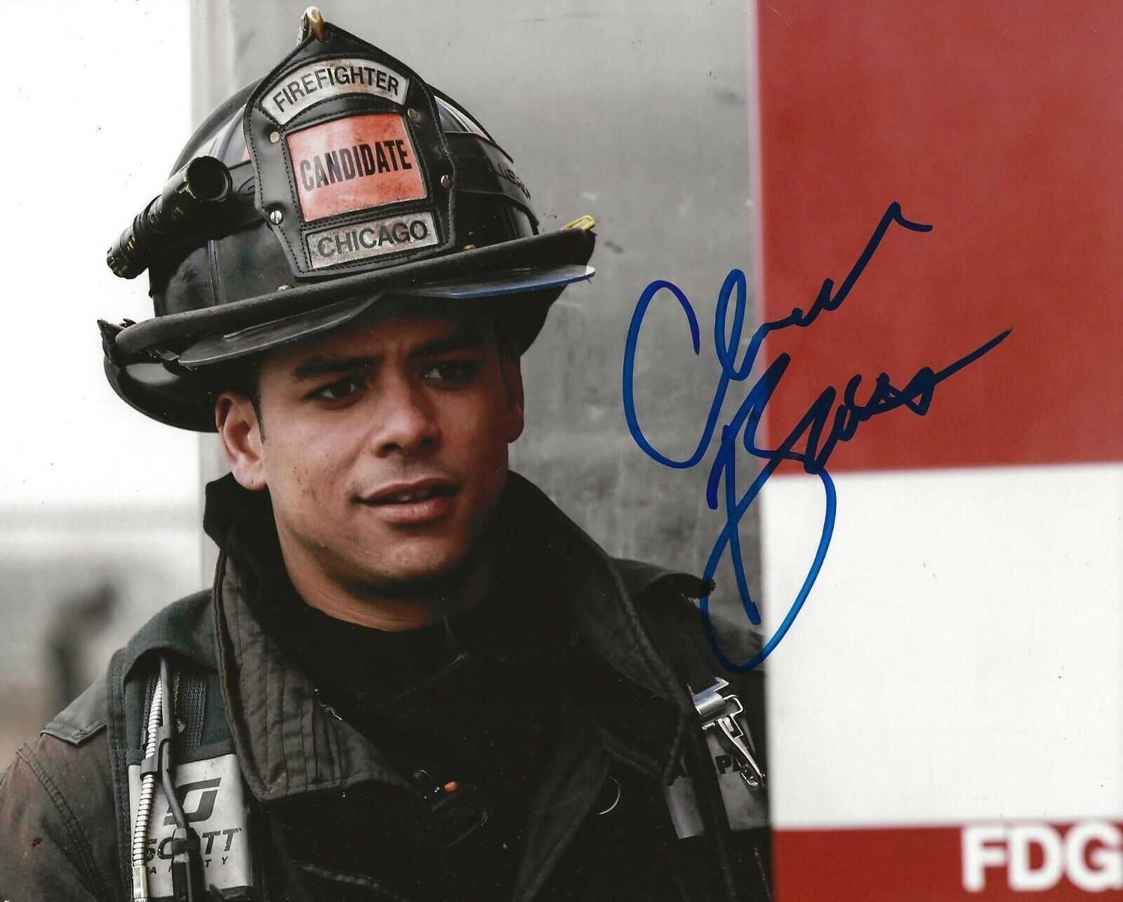 Charlie Barnett signed Chicago Fire 8x10 Photo Poster painting autographed Peter Mills 4