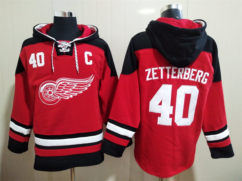 Detroit Red Wings Hoodie #40 ZETTERBERG mysite