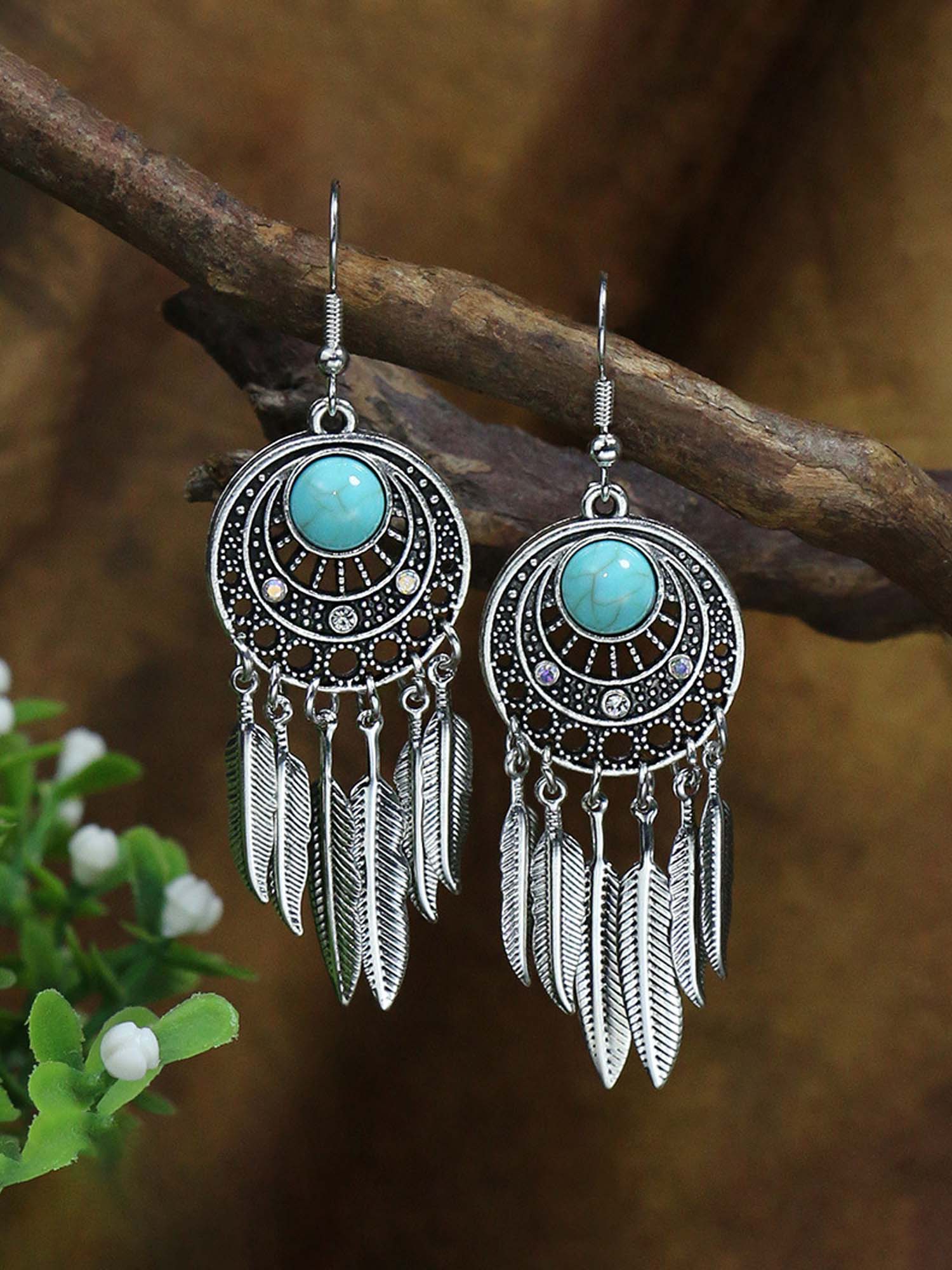Western Turquoise Earrings