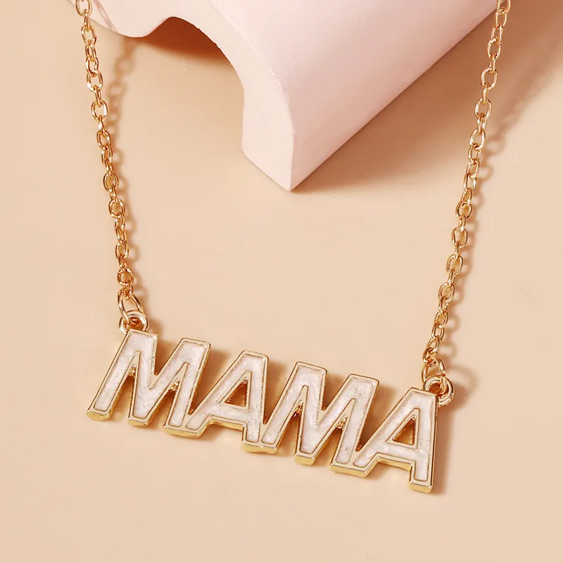 Mother's Day MAMA Letter Necklace