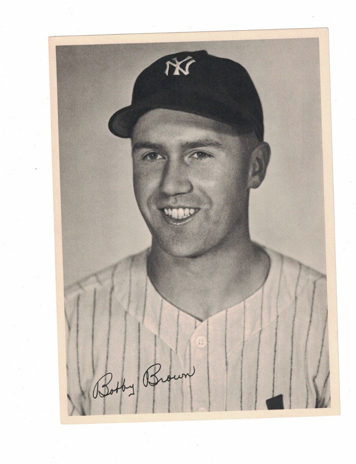 1940's Bobby Brown New York Yankees Picture Pack Baseball Photo Poster painting AO48