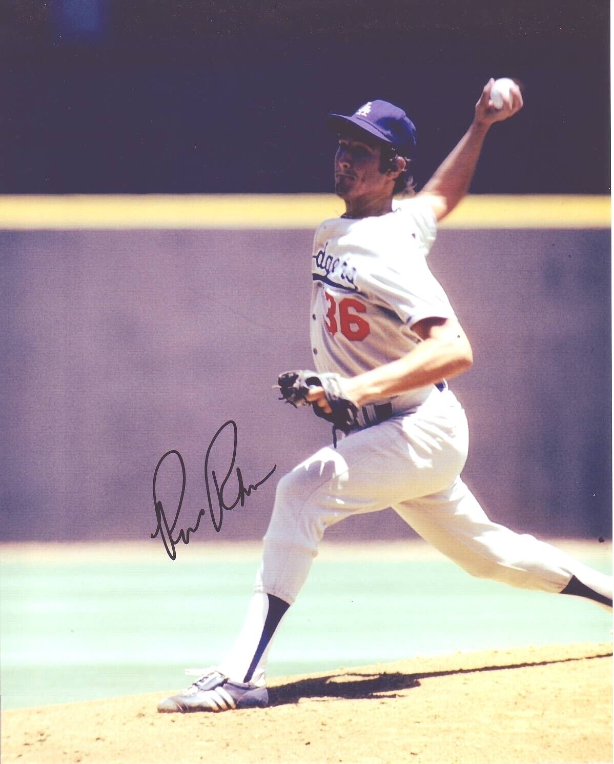 Rick Rhoden #0 8x10 Signed Photo Poster painting w/ COA Los Angeles Dodgers