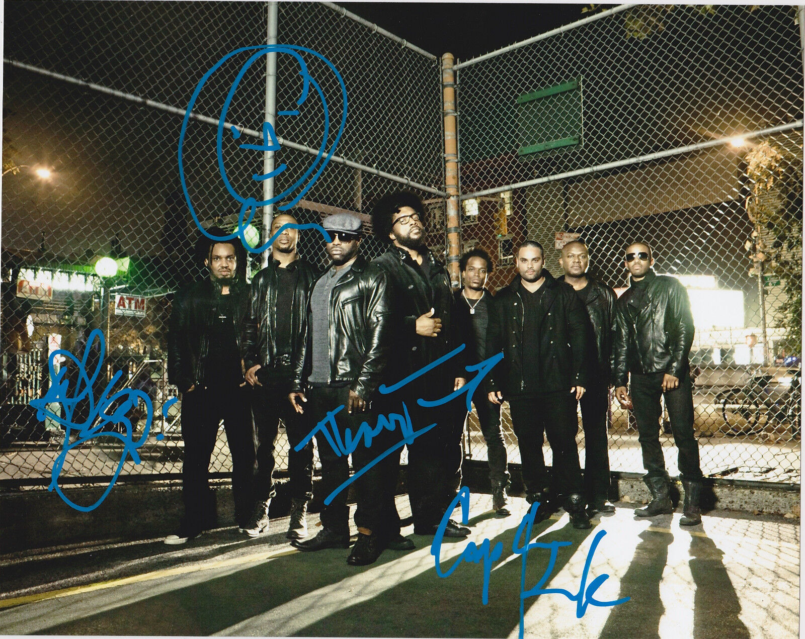 The Roots Signed 8x10 Photo Poster painting Black Thought Questlove Jimmy Fallon NBC