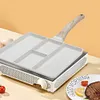 4Cup Egg Frying Pan Nonstick Breakfast Omelet Pan for Gas Stove Induction Cooker