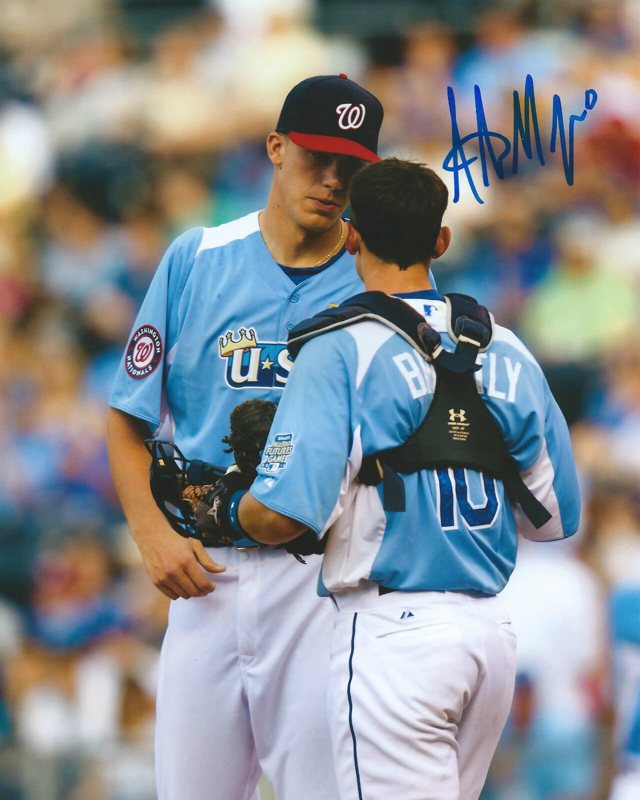 Alex Meyer *MINNESOTA TWINS* Signed Autographed 8x10 Photo Poster painting A4 COA GFA