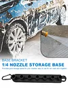Pressure Washer Nozzle Holder 5/7 Holes Spray Nozzle Sets Stand Daily for Garden
