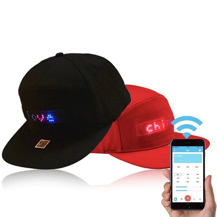 Glow Cap - LED Mobile Phone APP Controlled Baseball Hat