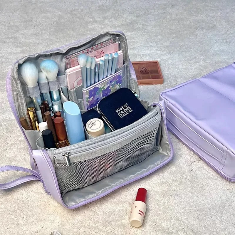 Standing Makeup Bag &ndash; Portable, Large Capacity