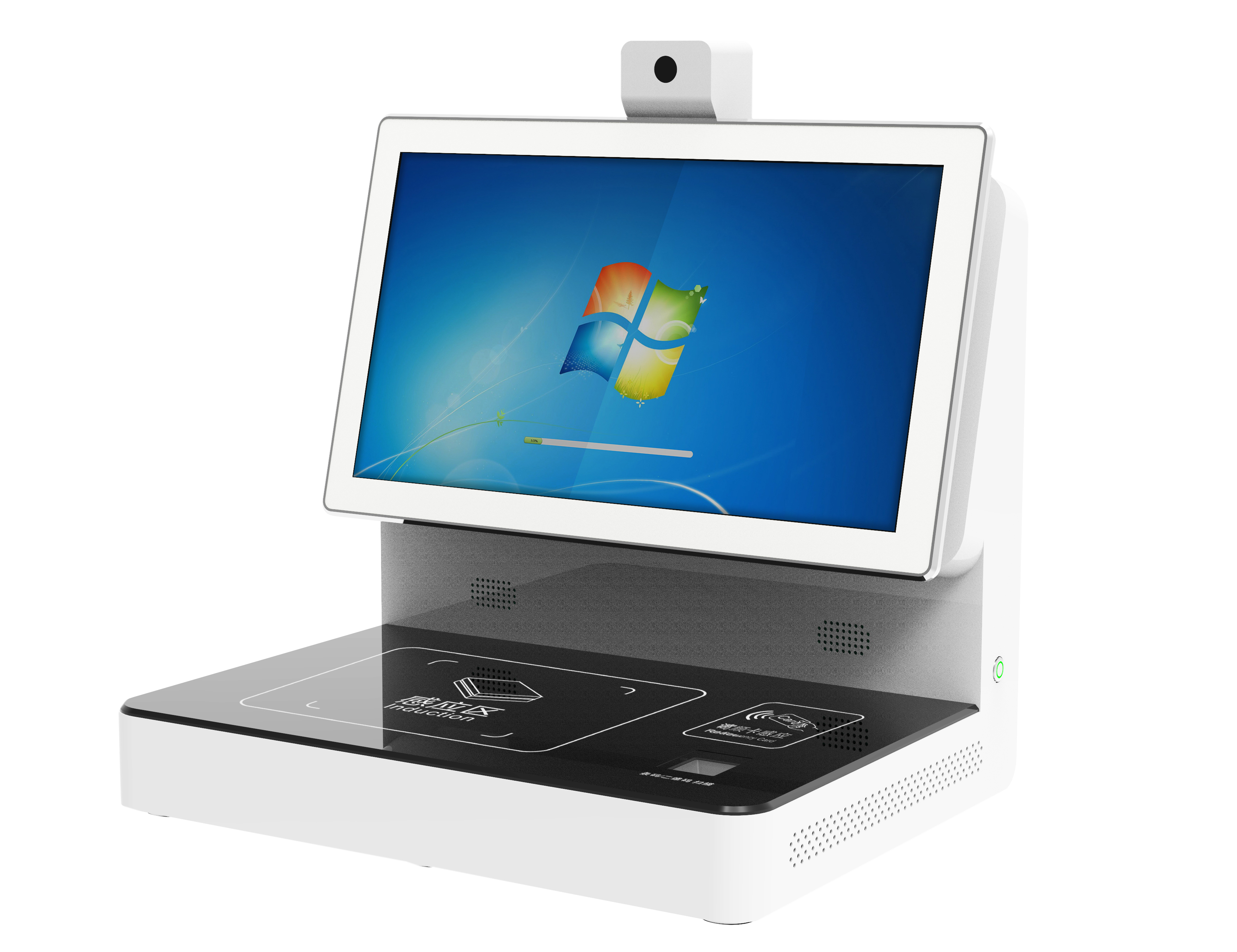 built in borrow return books chip writer desktop library uhf rfid reader with display