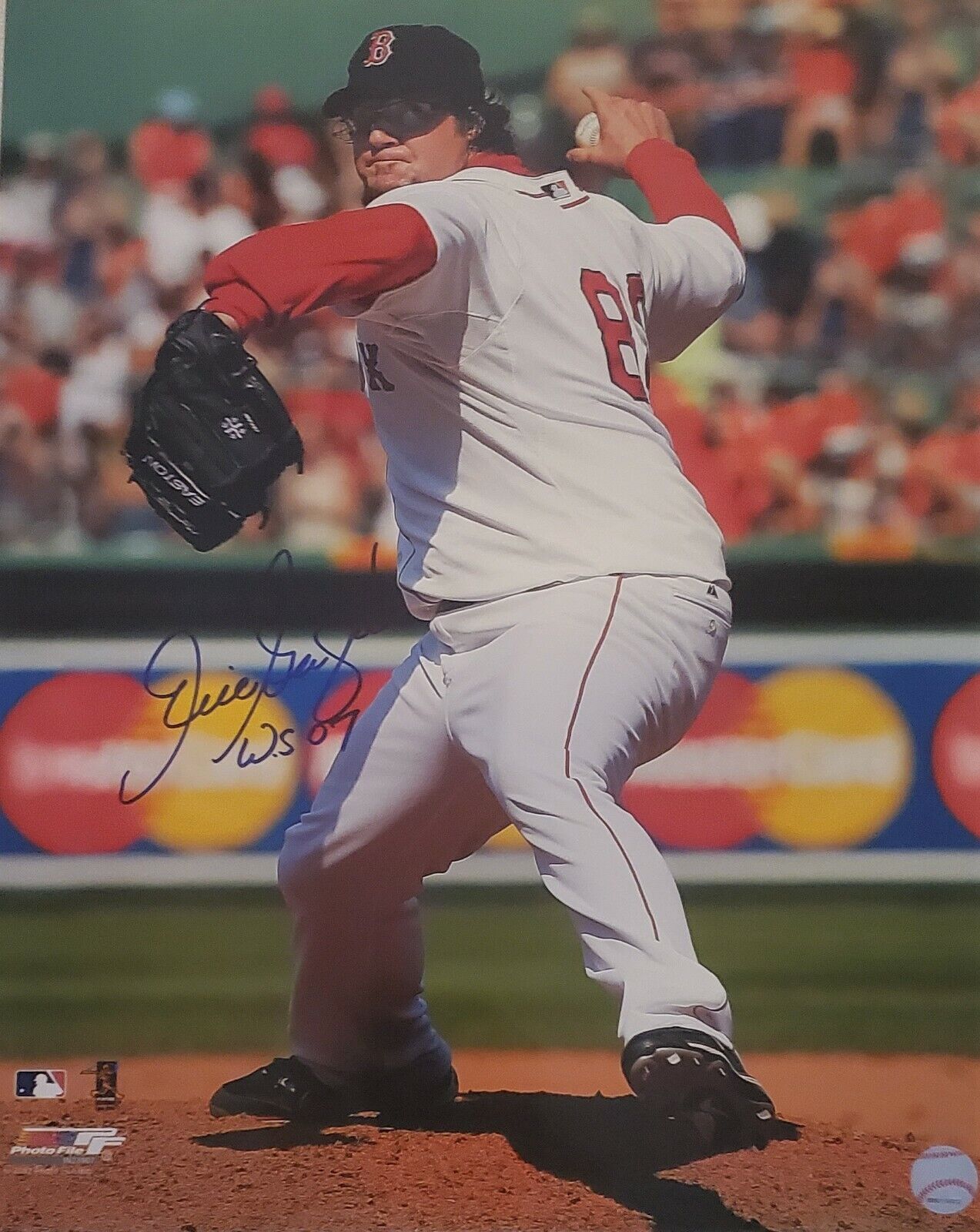 Signed 16X20 ERIC GAGNE WS 07 