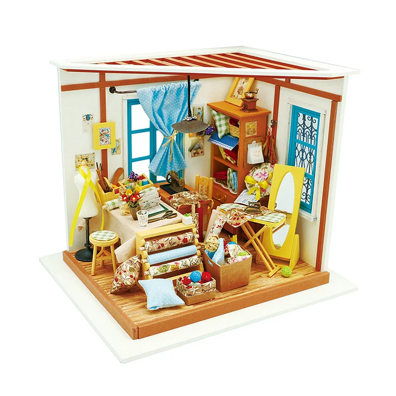 Holiday Party Time DIY Miniature House Kit - Hands Craft