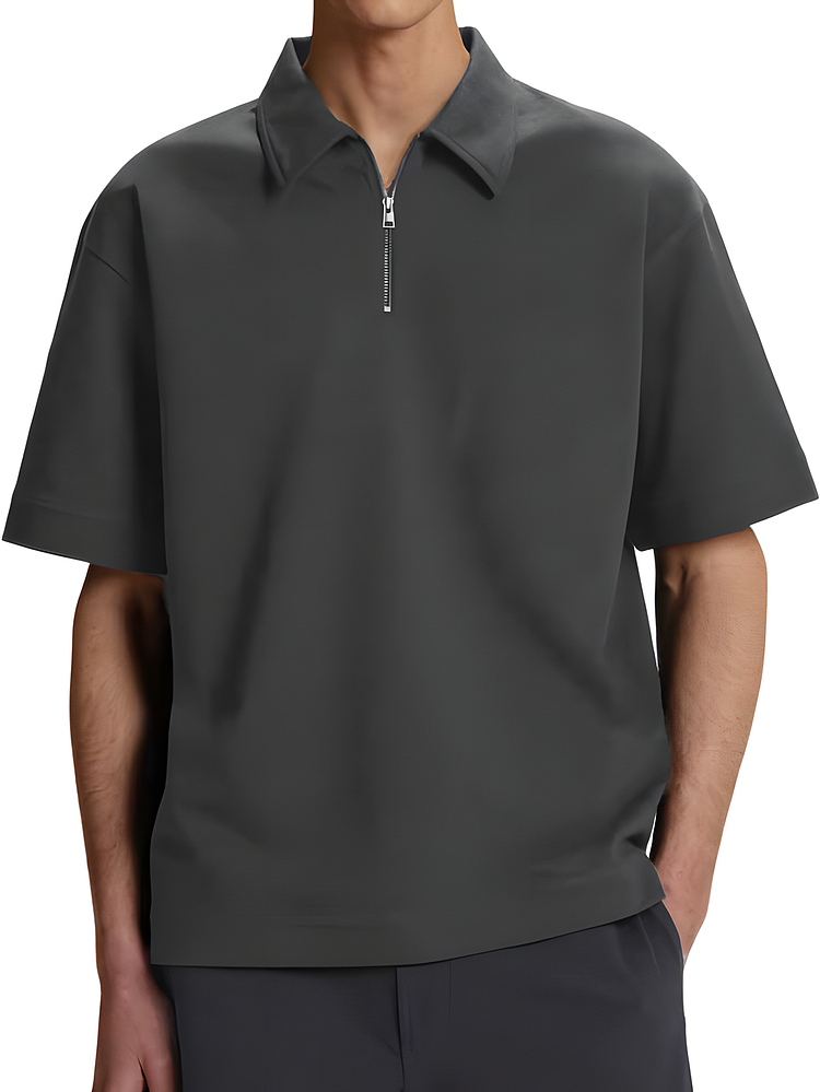 Men's Casual Comfort Lapel Short Sleeve Polo Shirt