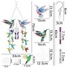 DIY Diamond Painting Double Sided 3D Wind Chime Pendant  Hanging Kit