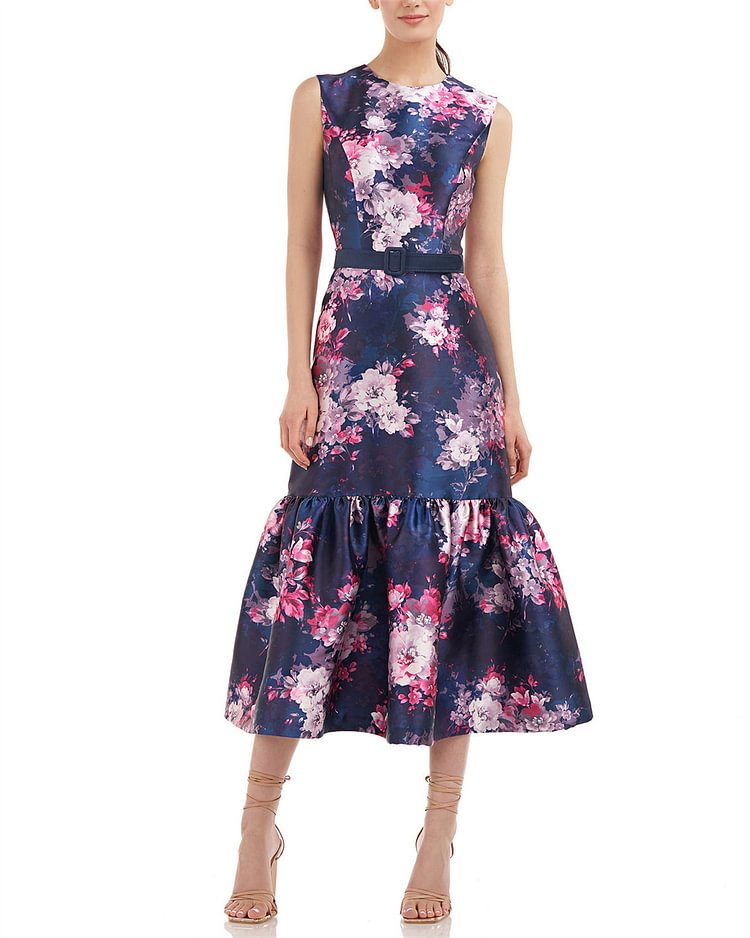 Women's Sleeveless Print Dress