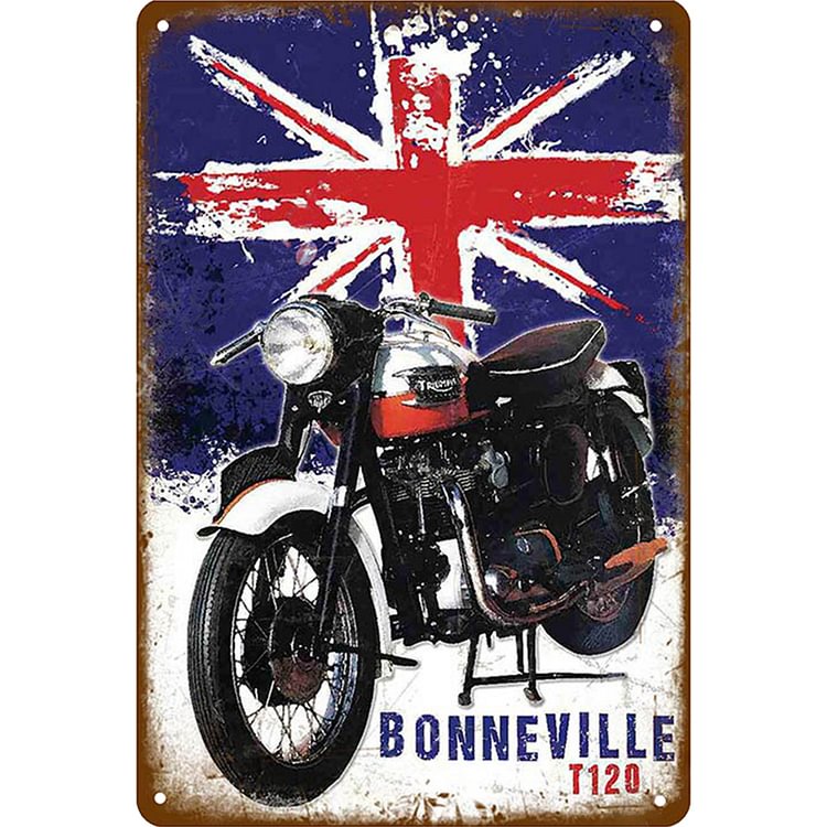 Moto - Enseigne Vintage Métallique/enseignes en bois - 20*30cm/30*40cm