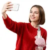 Nutcracker Acrylic Soap Pump Dispenser Refillable Gel Liquid Container for Home