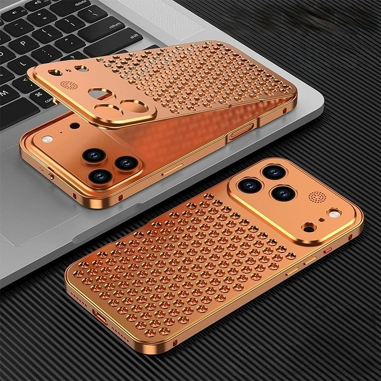 Hollow Out Metal Phone Case