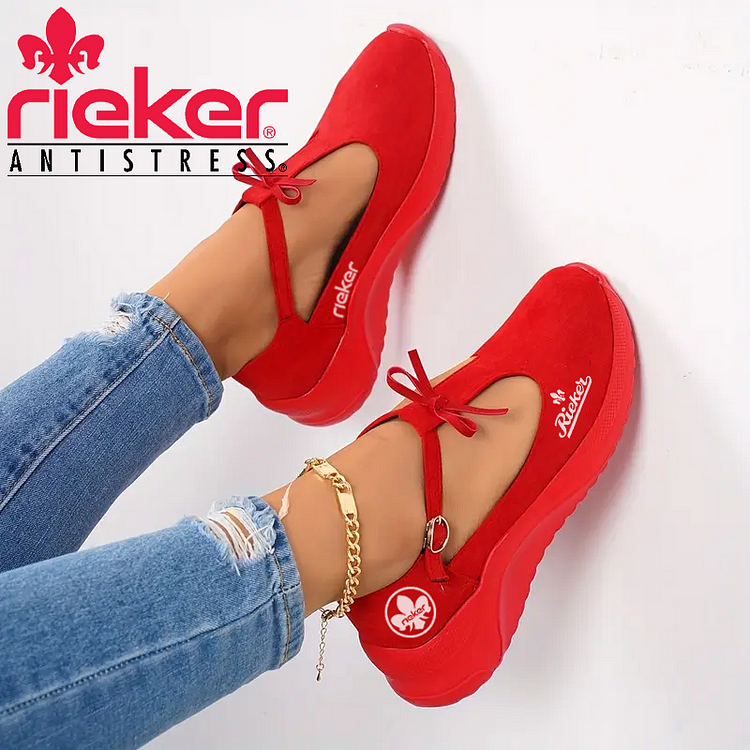 RIEKER@2025 nové letní ortopedické sandály ve sportovním stylu s tlustou podrážkou