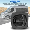 Recessed Folding T Lock / Handle for Trailer Caravan Toolbox Drop T Handle