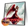 Diamond Painting -DIY Full Round Drill Angel Girl(40*40 CM)