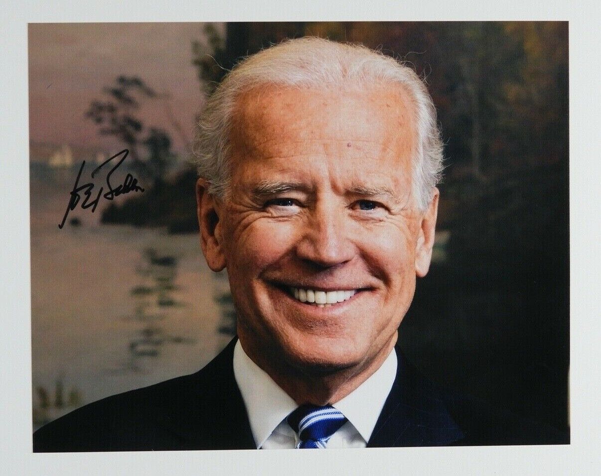 Joe Biden 46th President JSA Autograph Signed Photo Poster painting COA 8 x 10 Obama