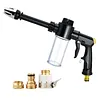 High Pressure Pump Car Wash Sprayer with Dispenser Bottle Adjustable Nozzle Car Soap Sprayer for Aut