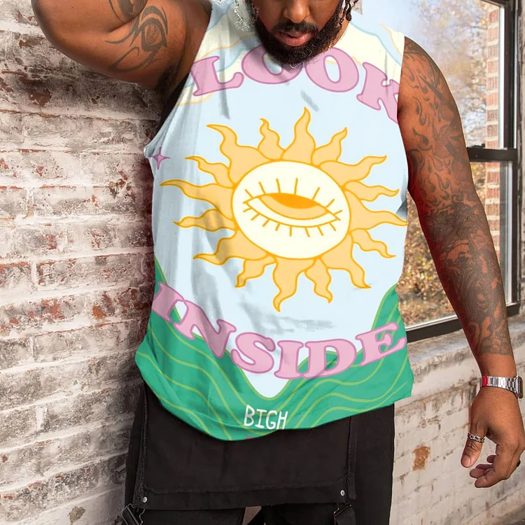 Men's Look Inside Sun Fresh Plus Size Vest