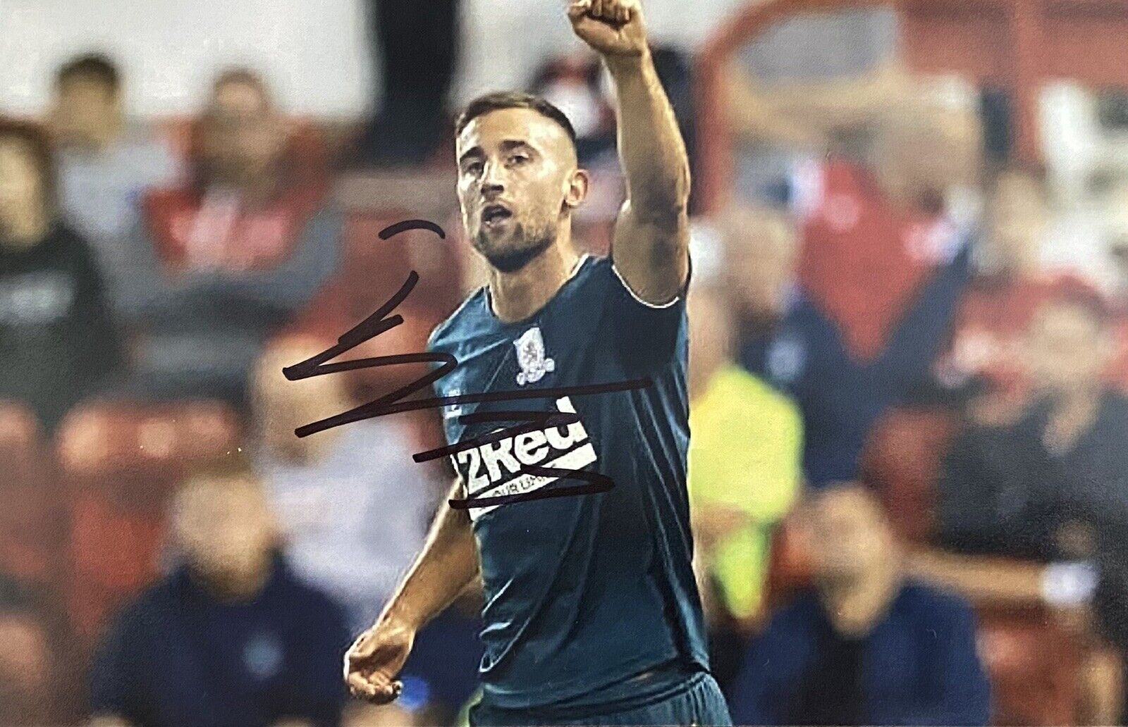 Andraz Sporar Genuine Hand Signed Middlesbrough 6X4 Photo Poster painting