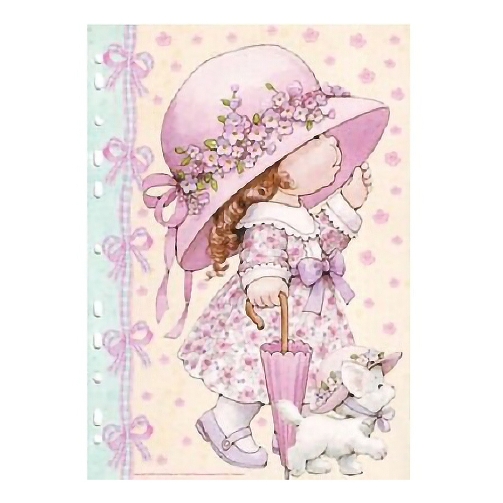

Cartoon Girl - 11CT Stamped Cross Stitch - 30*40CM, 501 Original