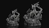 1/20 & 1/15 Scale World Zukan Evolution of Espeon Set with LED - Pokemon Resin Statue - SK Studios