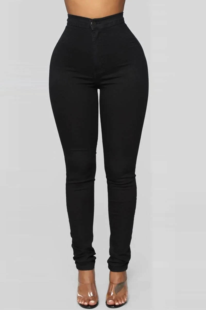 Fashion Sexy Solid Color Trousers