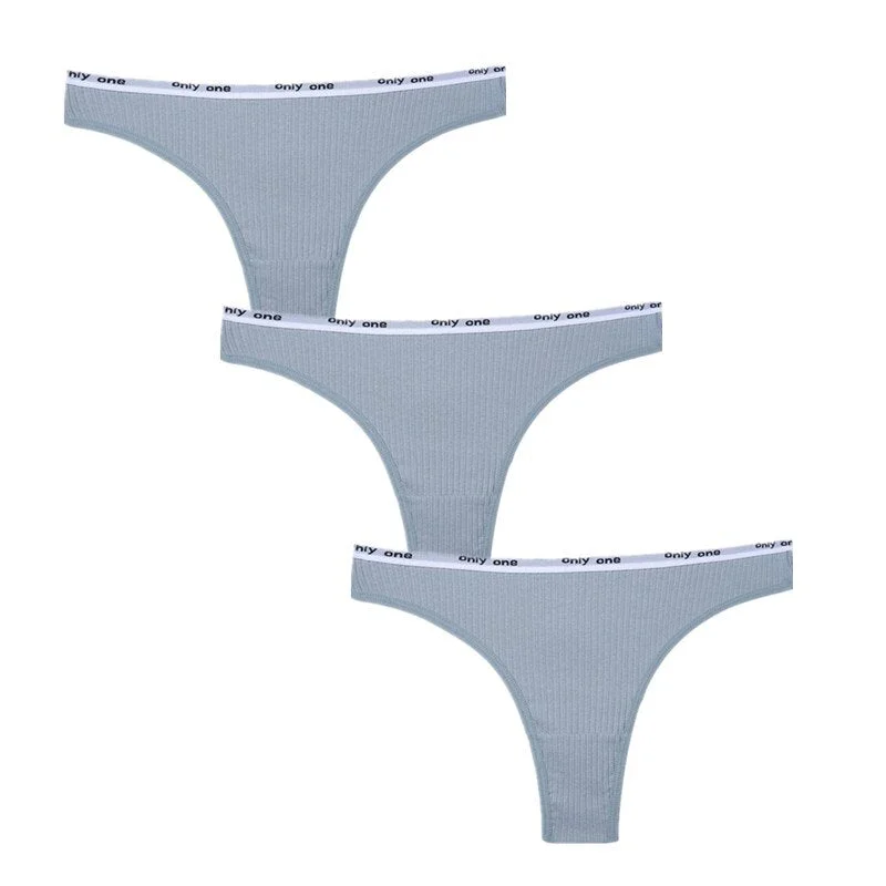 3Pcs/Lot Cotton Thong Panties Sexy G-string Briefs Lace Thongs Women Underwear Panties for Female Girls Ladies Pantys Underpants