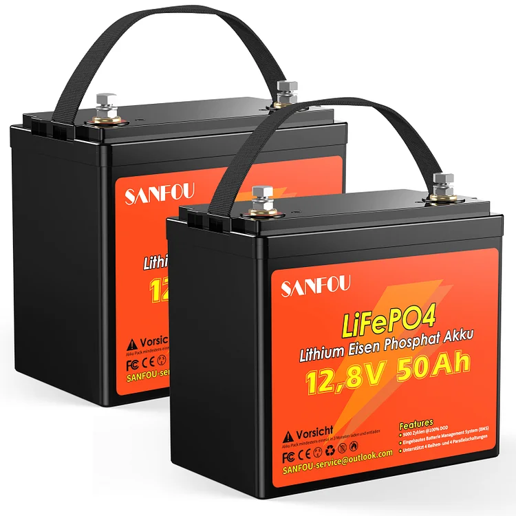 SANFOU 12.8V 50Ah Lifepo4 Battery Pack2