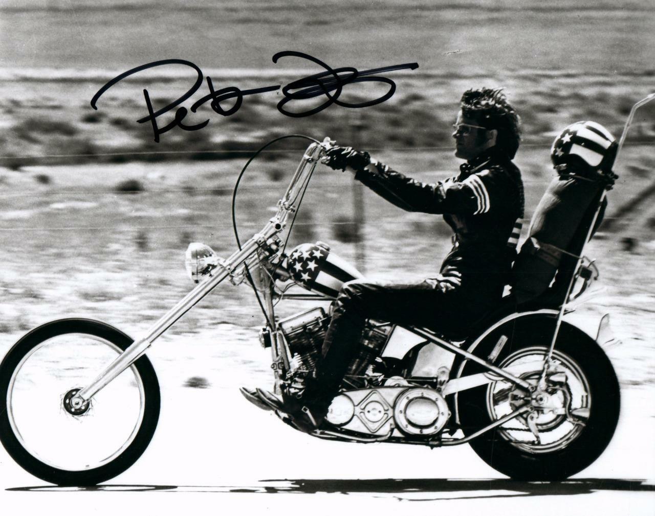 Peter Fonda Autographed 8x10 Photo Poster painting signed Picture + COA