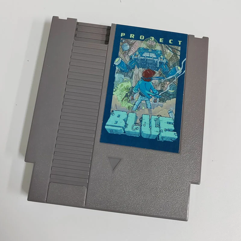 PROJECT BLUE NES For Nintendo Entertainment System Console - 8 Bit Game Cartridge